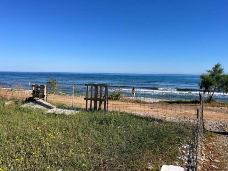 Milatos Kreta, Milatos: Grundstück direkt am Meer zu verkaufen Grundstück kaufen